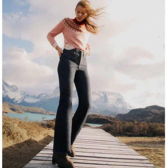 NEW Madewell The Perfect Vintage Flare Jean in Wrenford Wash, 26 - Picture 2 of 16